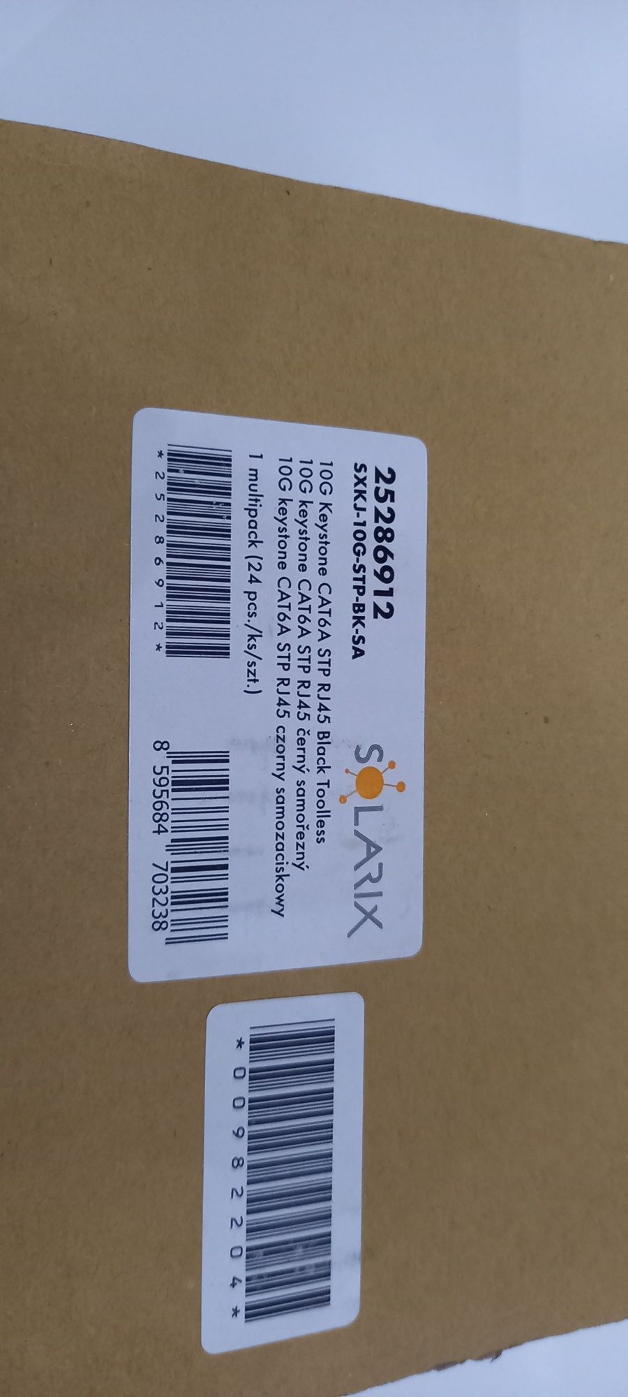 MULTIPACK 22 szt. - 10G keystone Solarix CAT6A STP