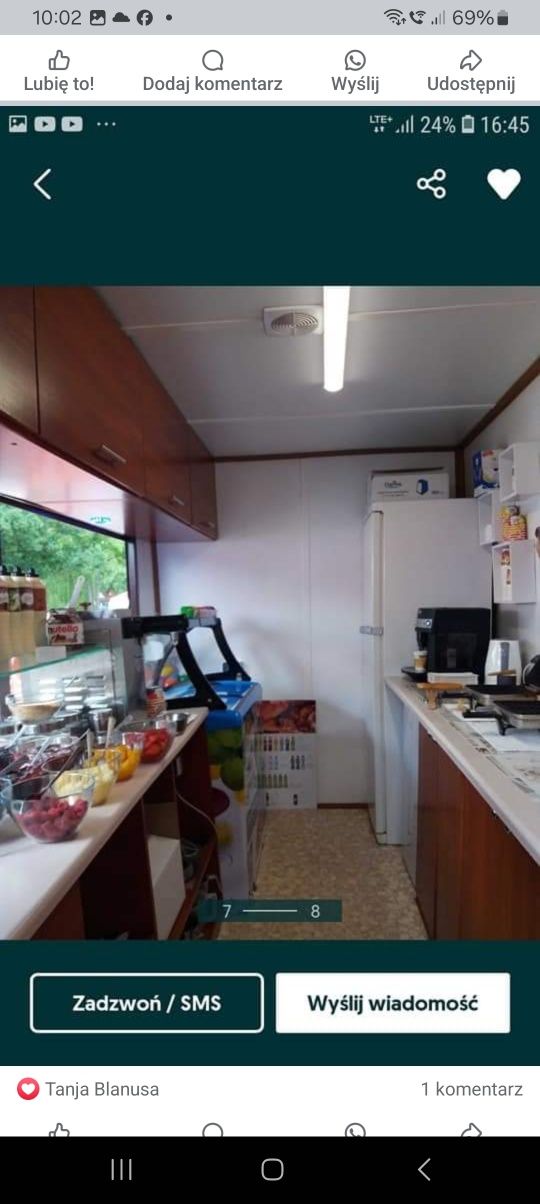 Przyczepa gastronomiczną lody,gofry