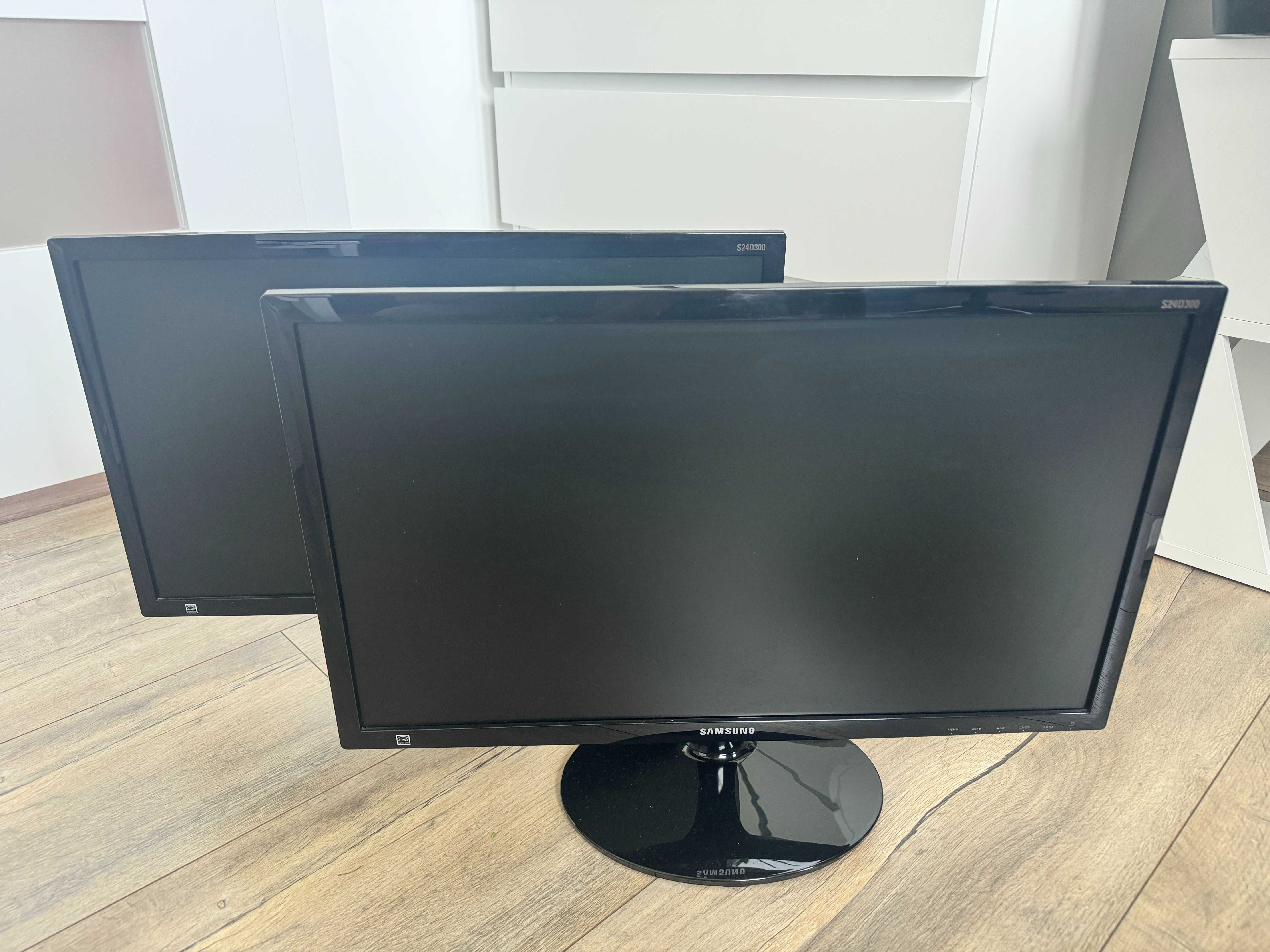 Monitor Samsung S24D300H ( 2 sztuki)