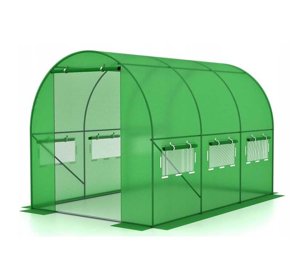Solidny Tunel ogrodowy foliowy szklarnia folia 3x2x2m 6m2