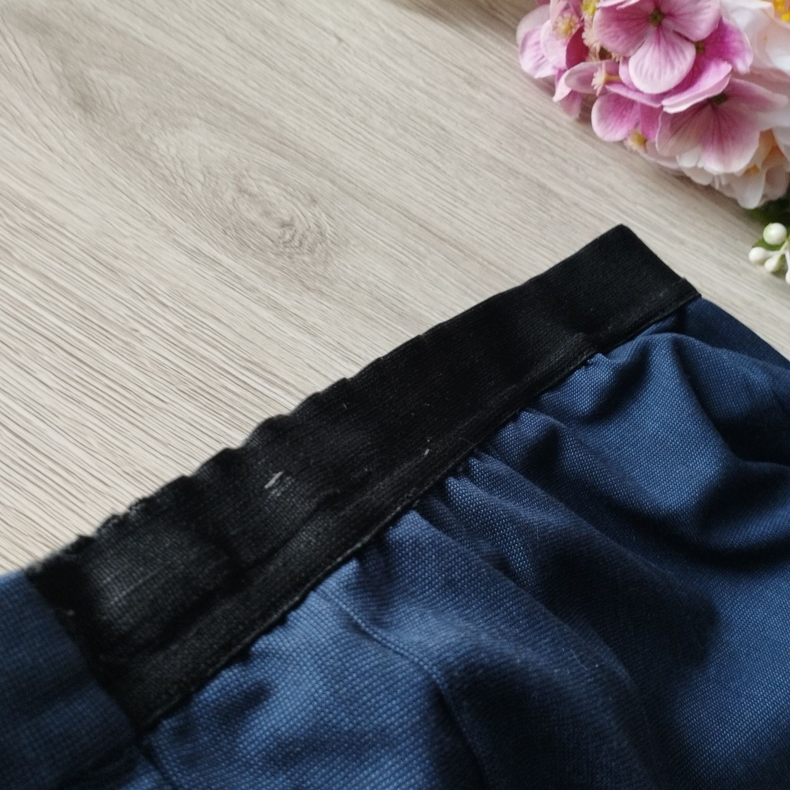 Spodnie damskie eleganckie H&M, rozmiar 38, z gumką – stan idealny z d