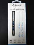 Hub USB 3.0 x1 + USB 2.0 x2 + czytnik microSD Orico AH-A12F-GY-BP