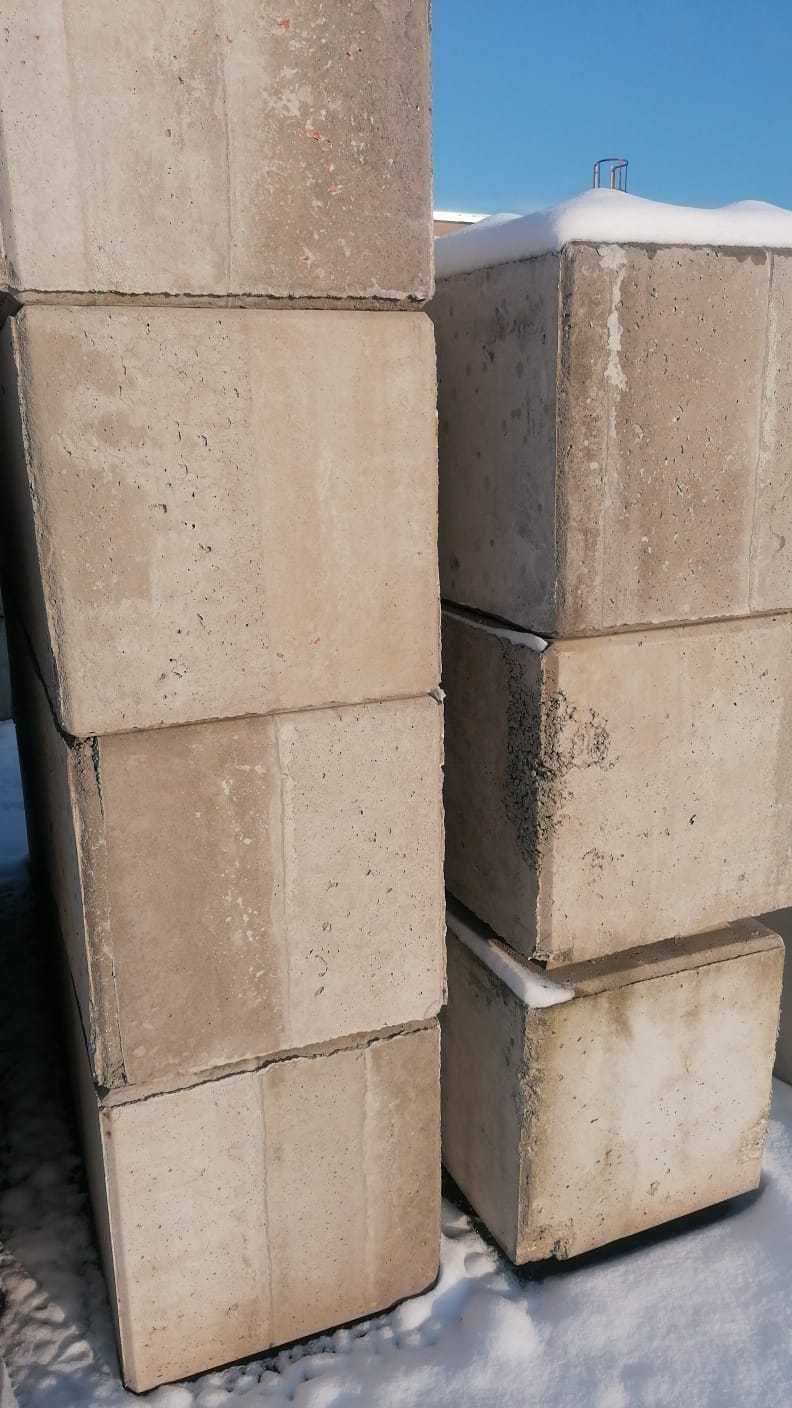 Bloki betonowe 240x60x60 big blok mur oporowy 2 gatunek boksy magazyn