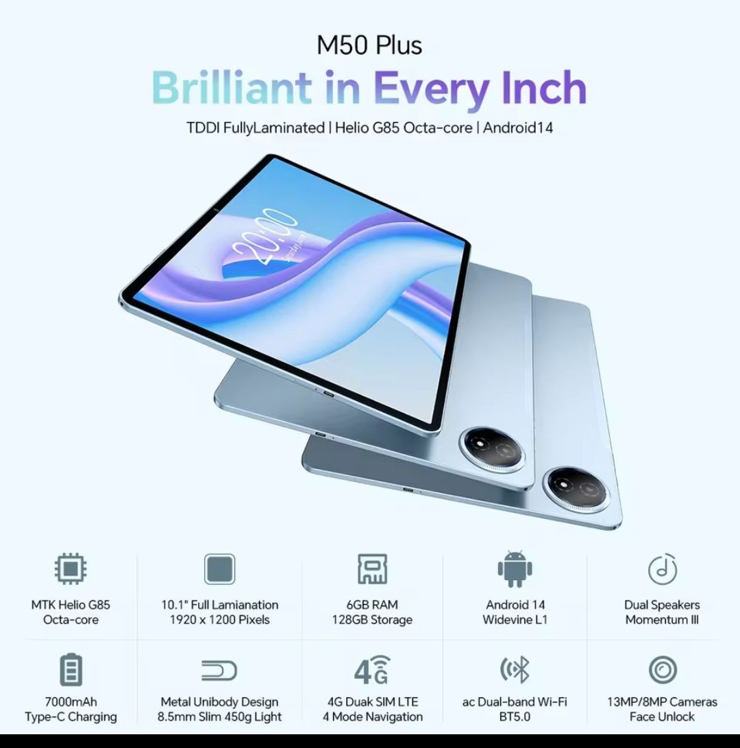 ! Планшет Teclast M50+