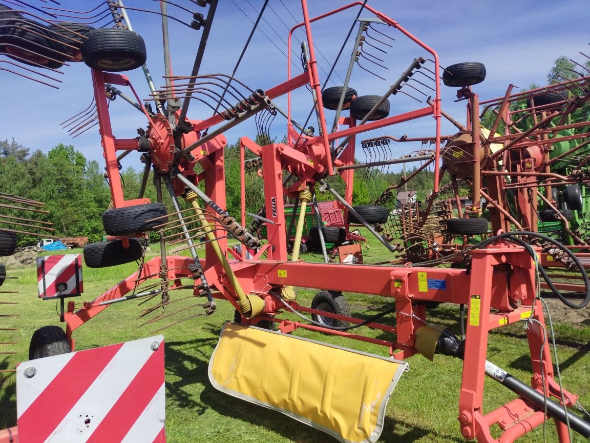 Zgrabiarka Fella TS 670,671 .Tandem,zmienia szerokość.Kuhn,Krone,claas