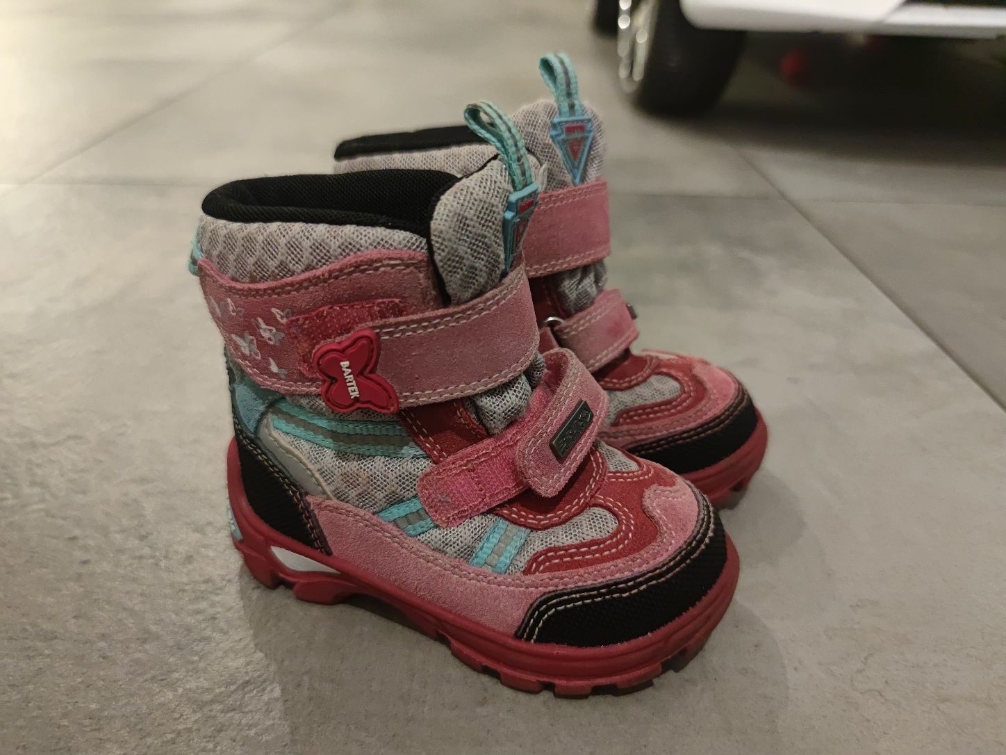 22 14,5cm śniegowce Bartek dla dziewczynki buty zimowe ciepłe