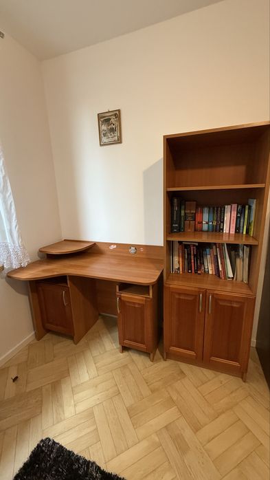 Zestaw mebli + biurko od stolarza, szafa