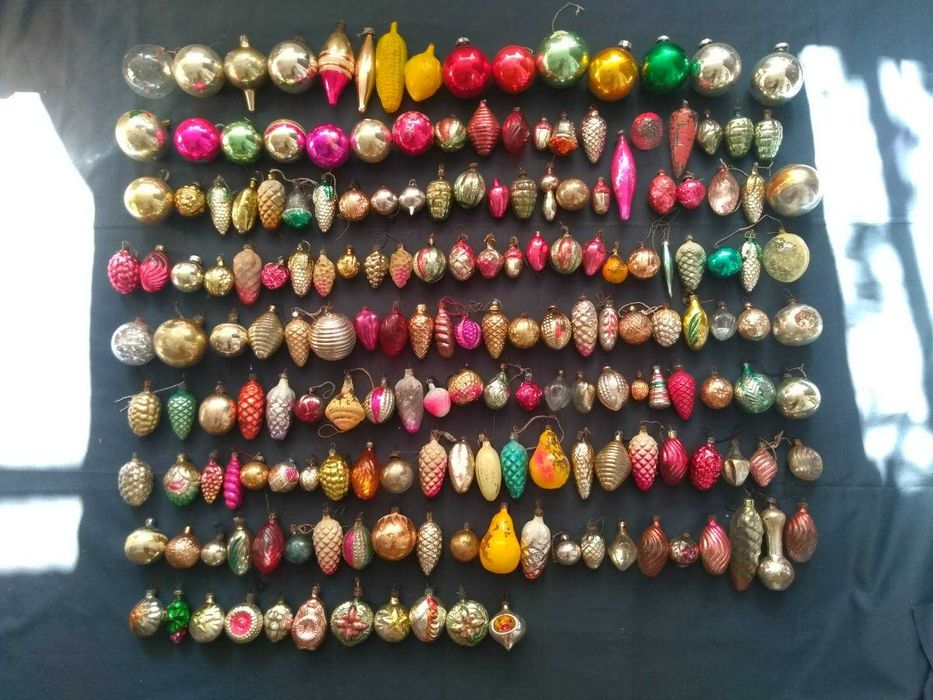 Ёлочные украшения старые Новогодние игрушки новорічні прикраси СССР \\