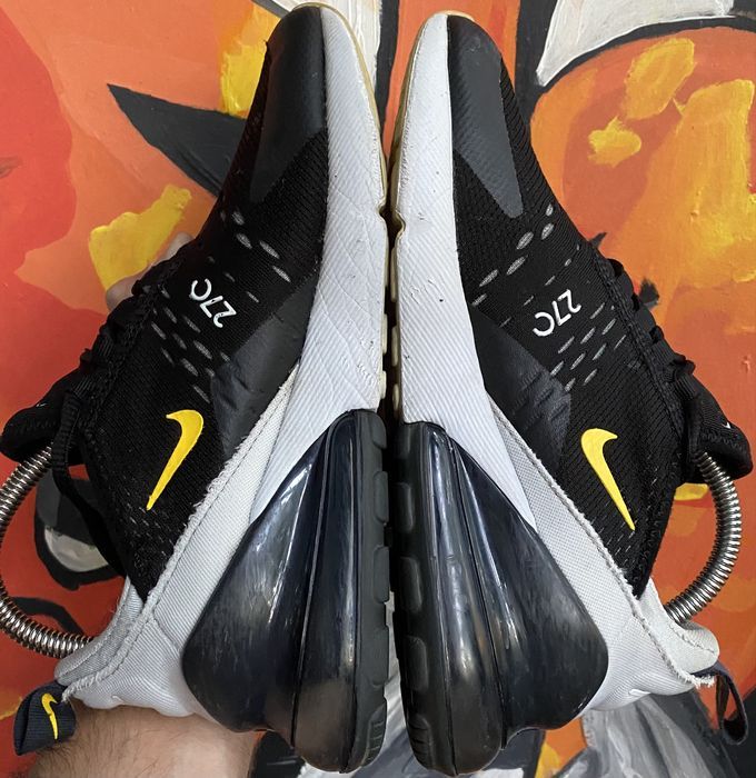 Nike AIR 270 кроссовки 36,5 размер чёрные на баллоне