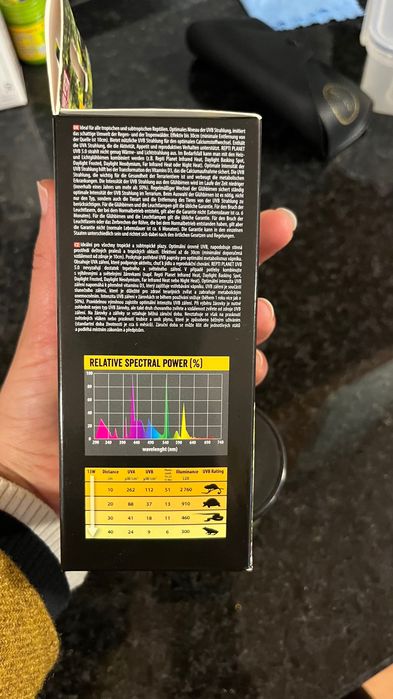 Lâmpada UBV + cálcio + d3 para réptil