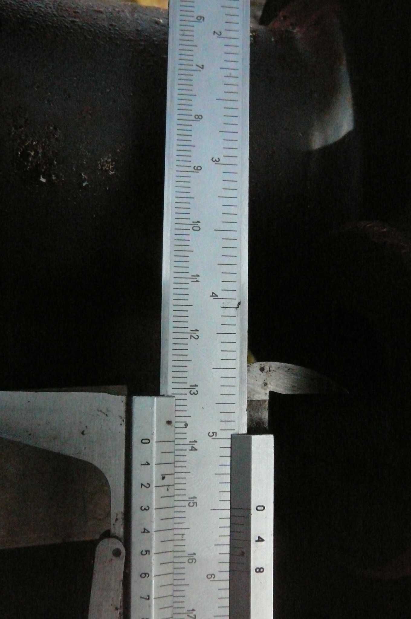 Łyżka do minikoparki koparki szerokość 45 cm sworzeń 30 mm