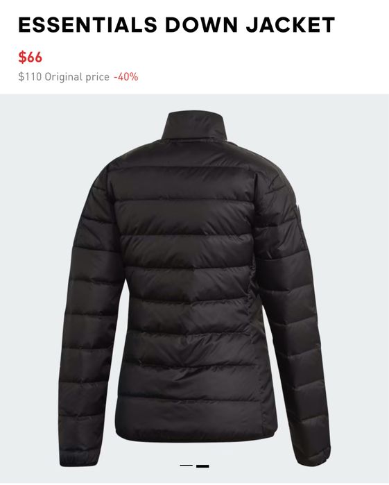 Пуховик adidas S , M  оригинал 80/20 пух перо