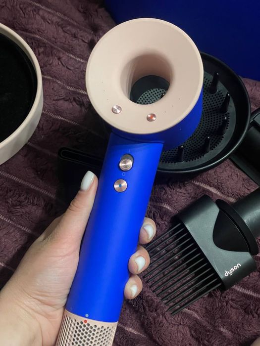 Фен для волосся Dyson Supersonic Blue/Blush Gift Edition