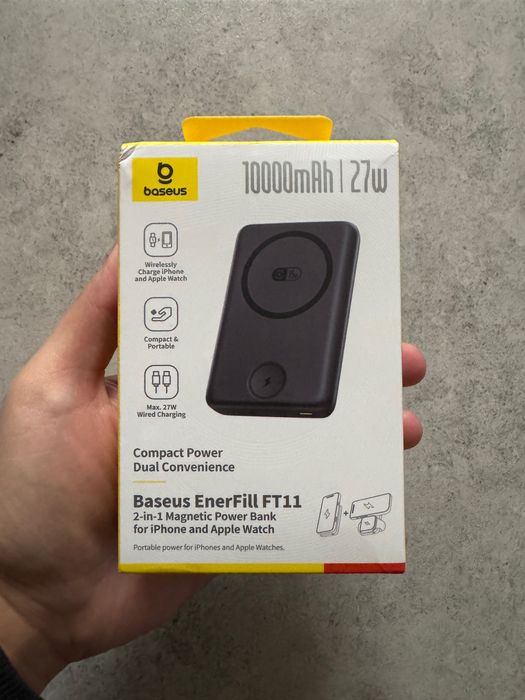 Павербанк Baseus EnerFill FT11 Qi2 10000mAh 27W Magsafe