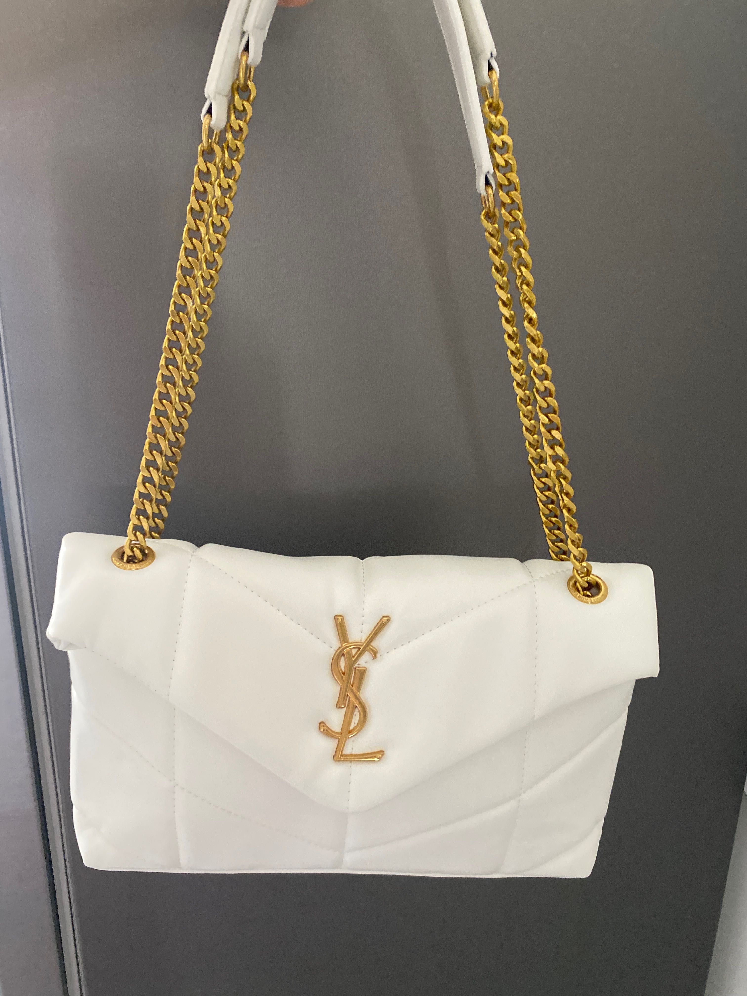 Saint Laurent toy torebka skóra naturalna