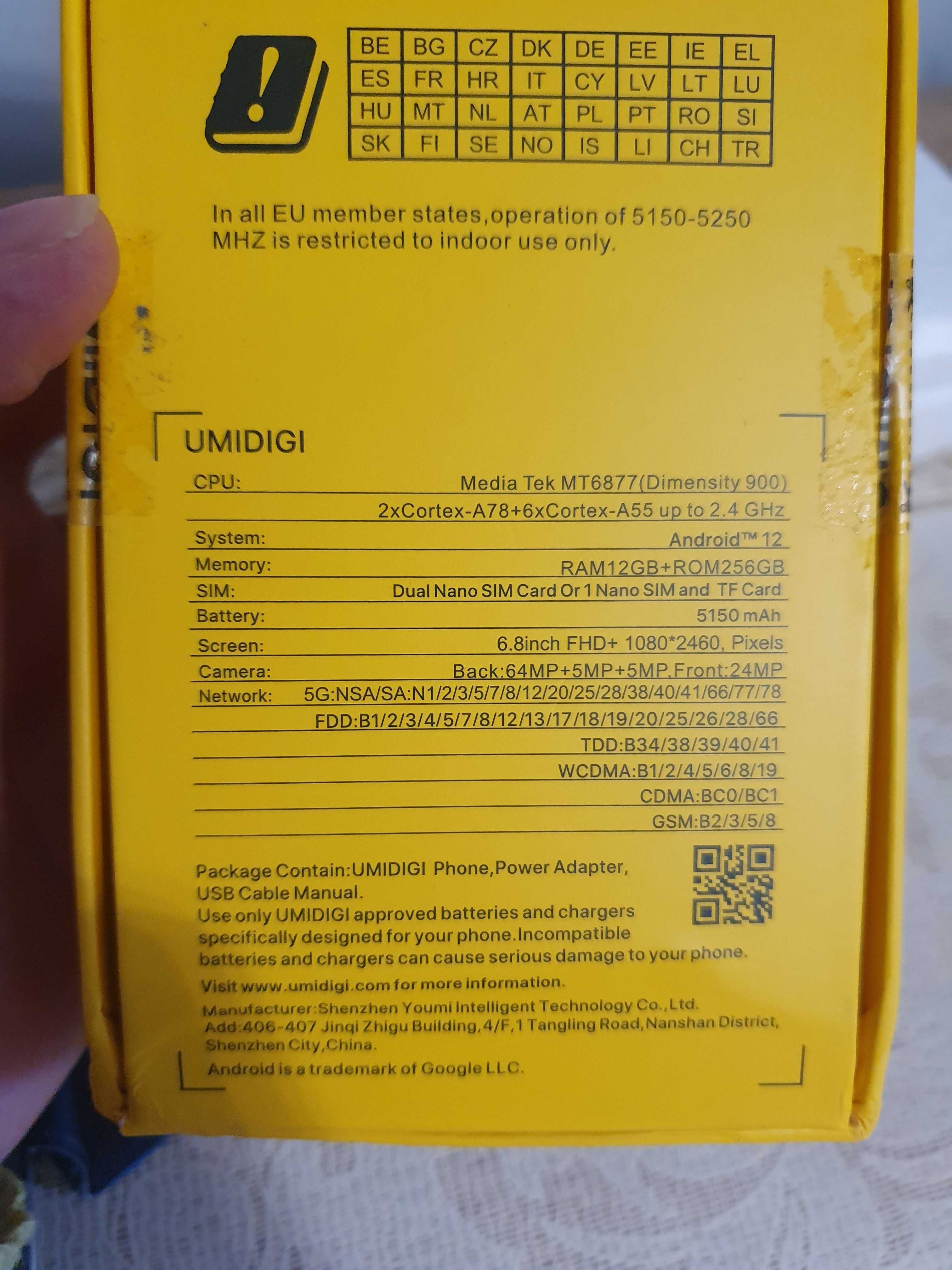 UMIDIGI A13 Pro Max 5G 12Gb ram/256 gb jak nowy genialna specyfikacja
