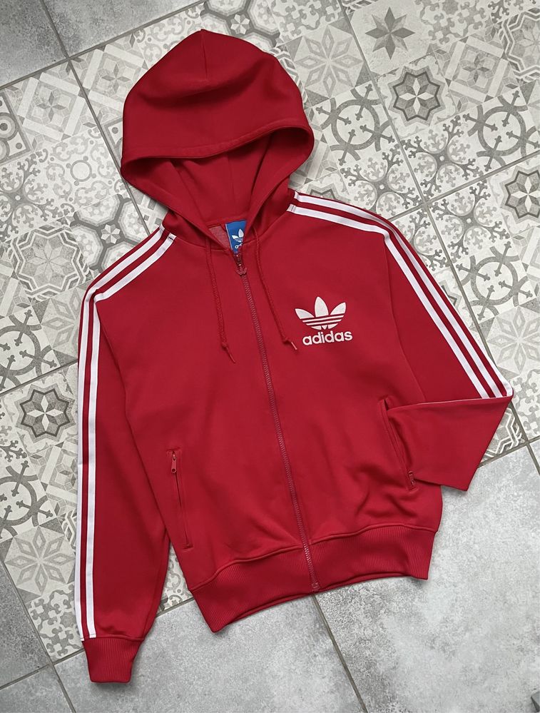 Оригінальна олімпійка, кофта Adidas з лампасами