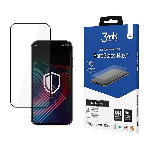 Szkło 9H 3mk HardGlass Max™ na iPhone 14 Pro