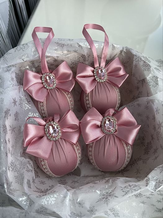 Ялинкові іграшки, кульки на ялинку, набір новорічних іграшок