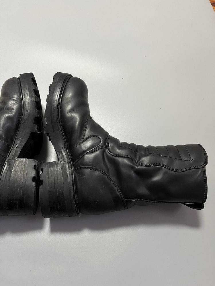 Сапоги buffalo gospher biker hi zip new rock 39(245cm)