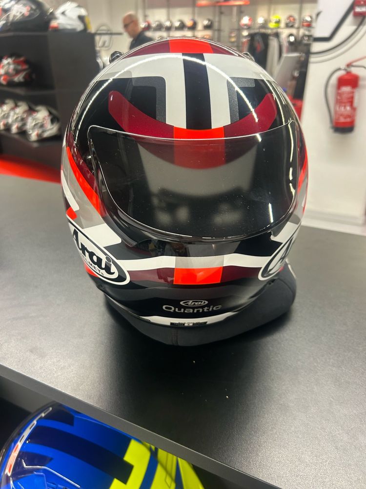 Capacete ARAI Quantic Red Serpente S,, com 2 anos, ainda na garantia