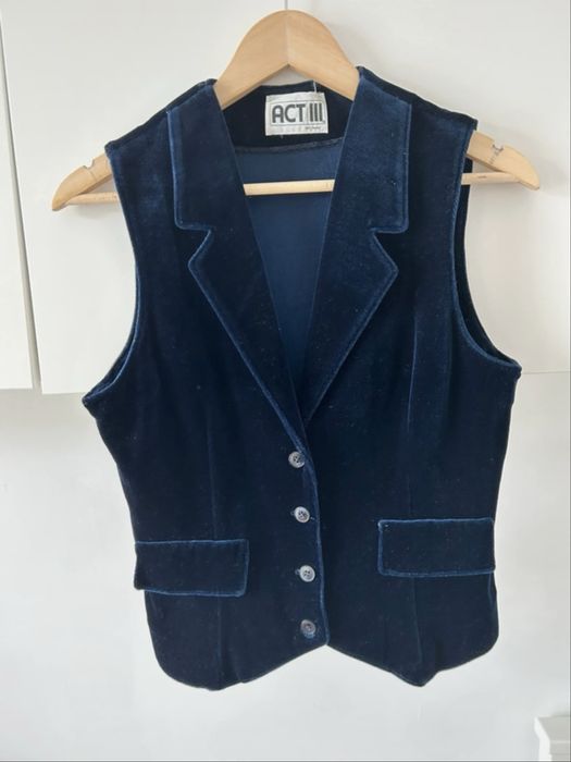 Kamizelka welurowa M