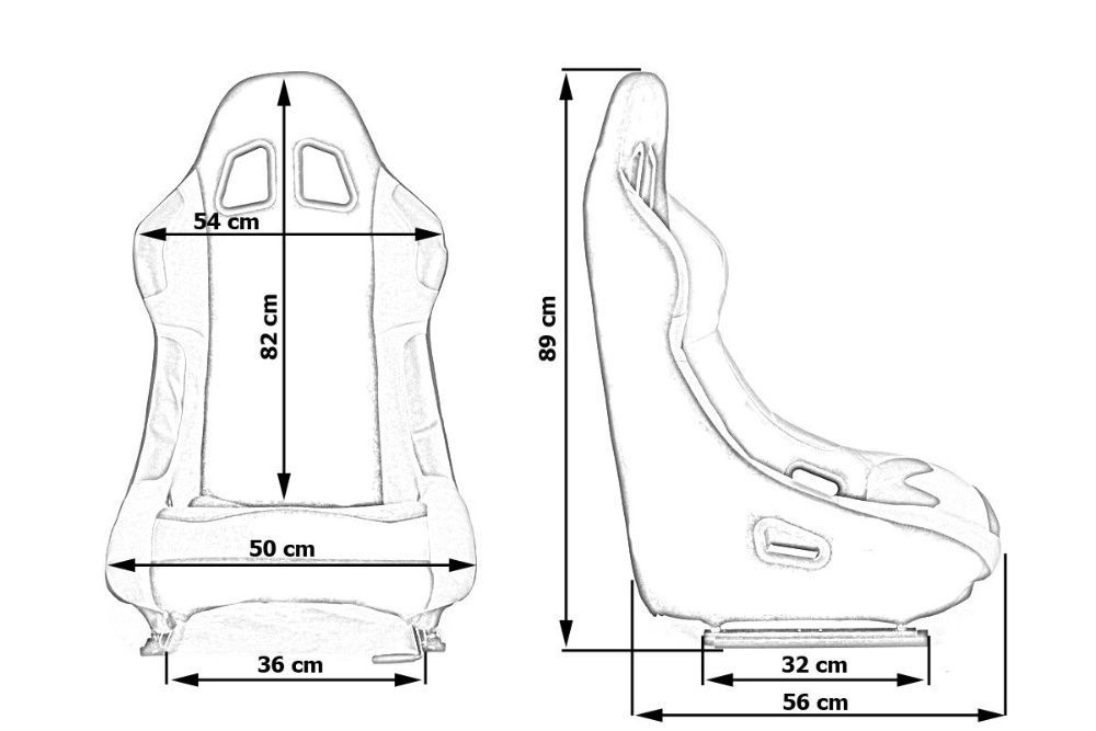 Fotel kubełkowy welur czarny sportowy/symulator/drift/tuning