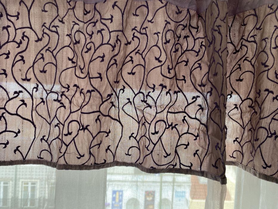 Cortina indiana de seda