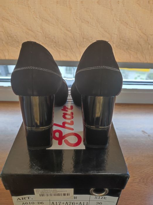 Туфли женские замшевые