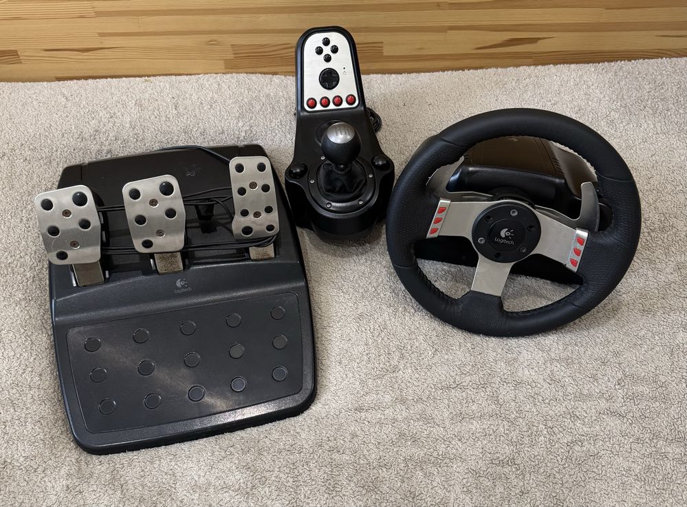 Під ремонт! Ігрове кермо logitech g27 + shifter