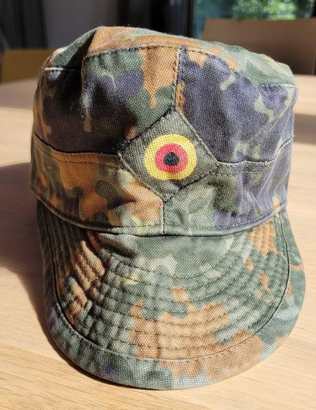 Oryginalna czapka armii niemieckiej w kamuflażu Flecktarn