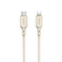 Kabel Dudao L7SCL USB-C - Lightning 30W 1m - beżowy