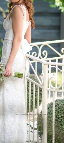 Весільна сукня гепюр, свадебное платье