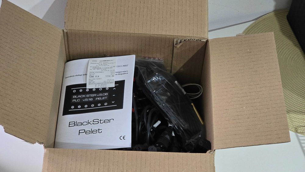 Sterownik NOWY pieca kotła na pellet lub ekogroszek. Agros BLACK