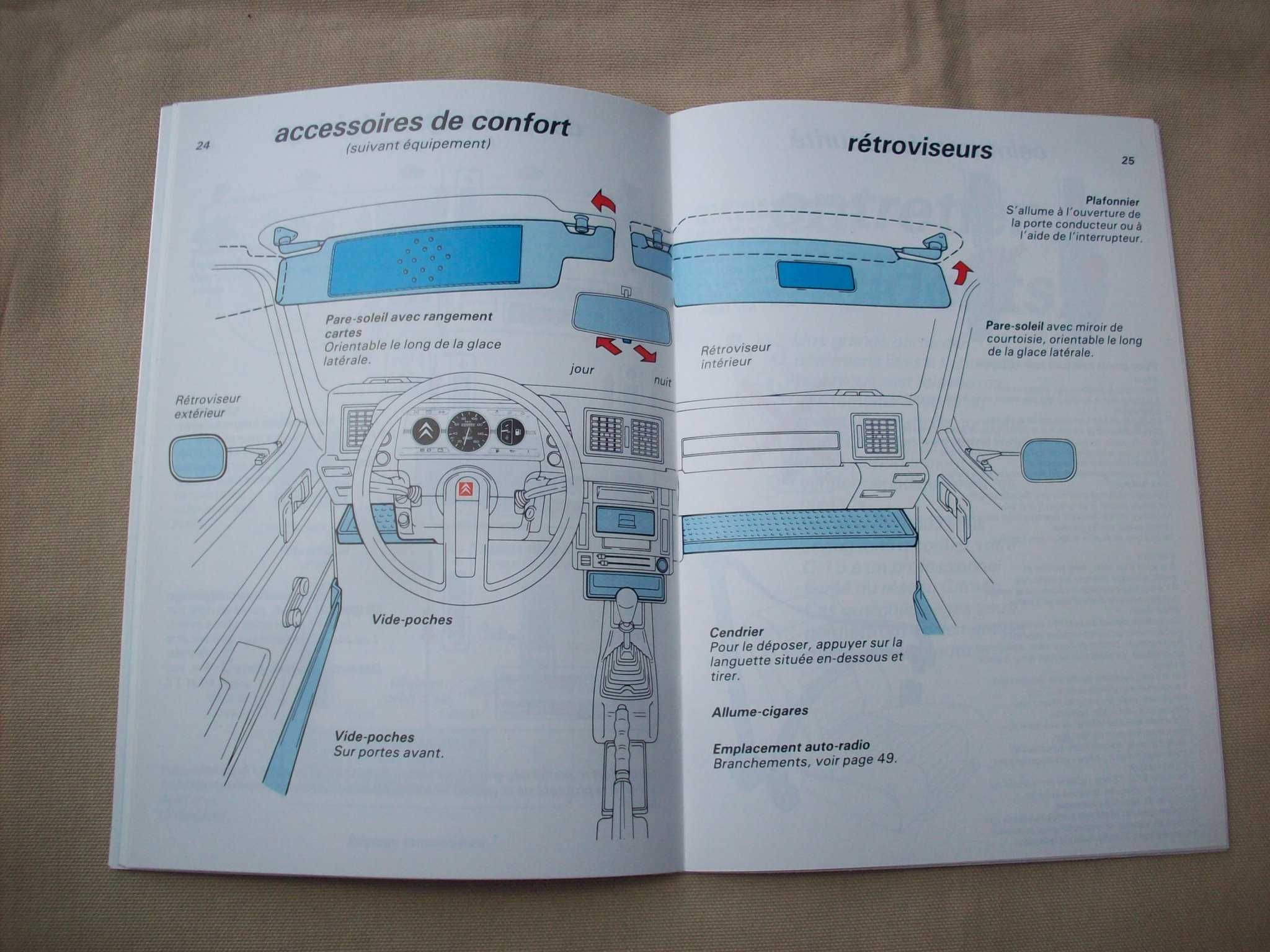 Instrukcja obsługi Citroen C15, stara, w obcym języku.
