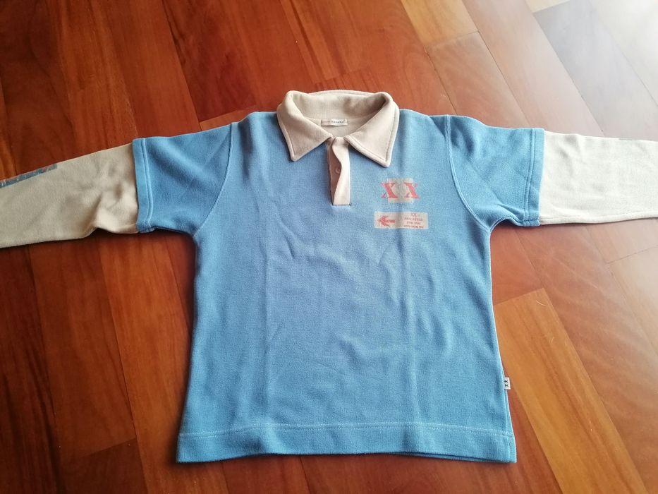 Polo / Moletao em algodão T. 12 /14 anos