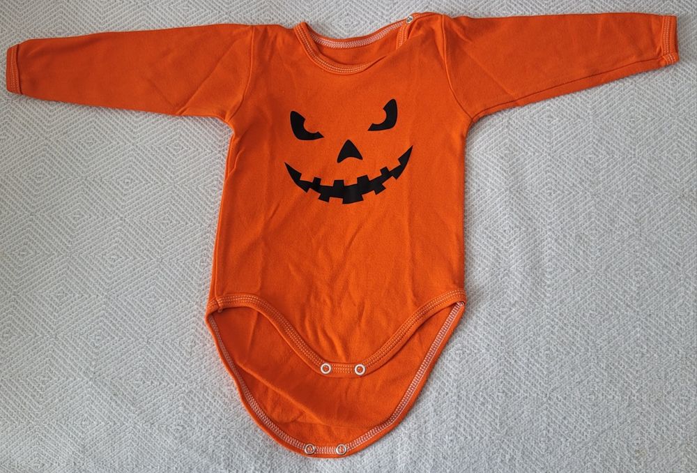 Pomarańczowe body dyniowe 74