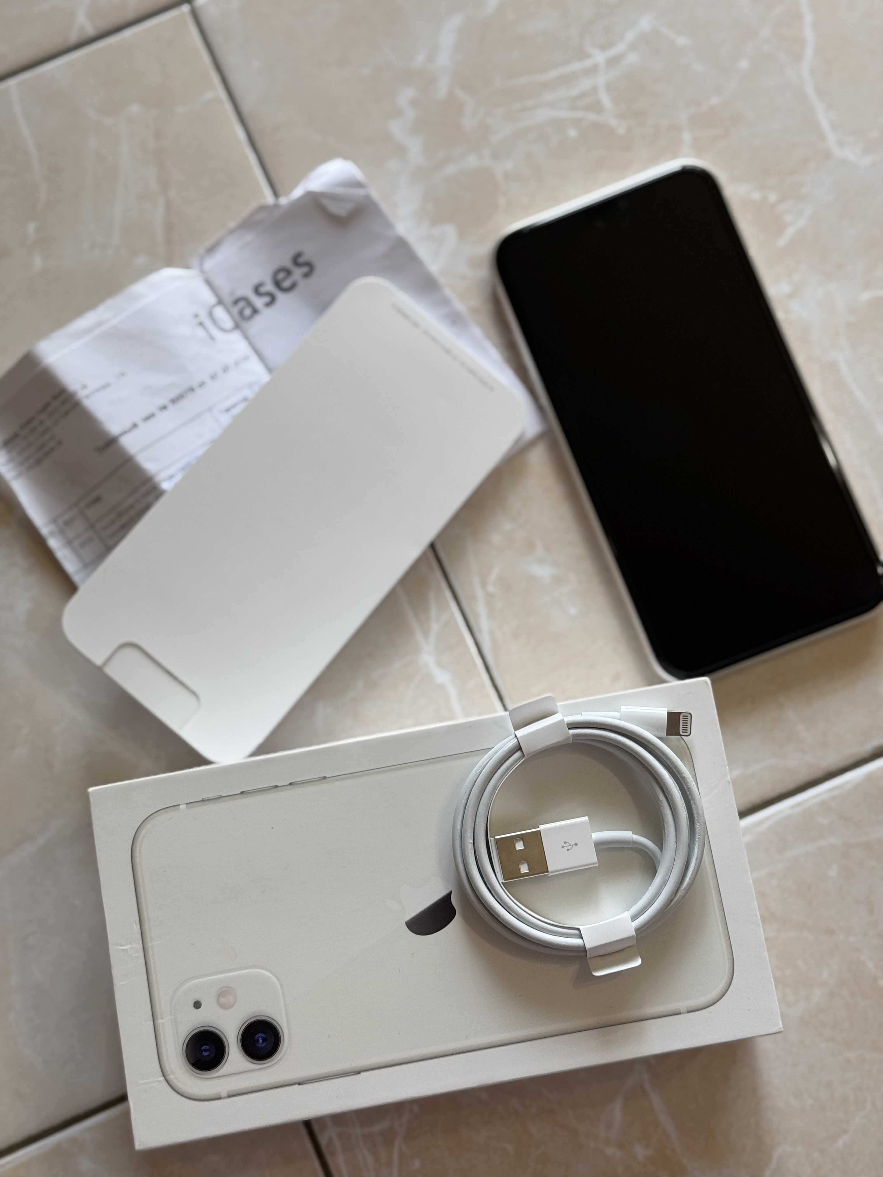 IPhone 11 white 64Gb, айфон 11 64ГБ білий б/у