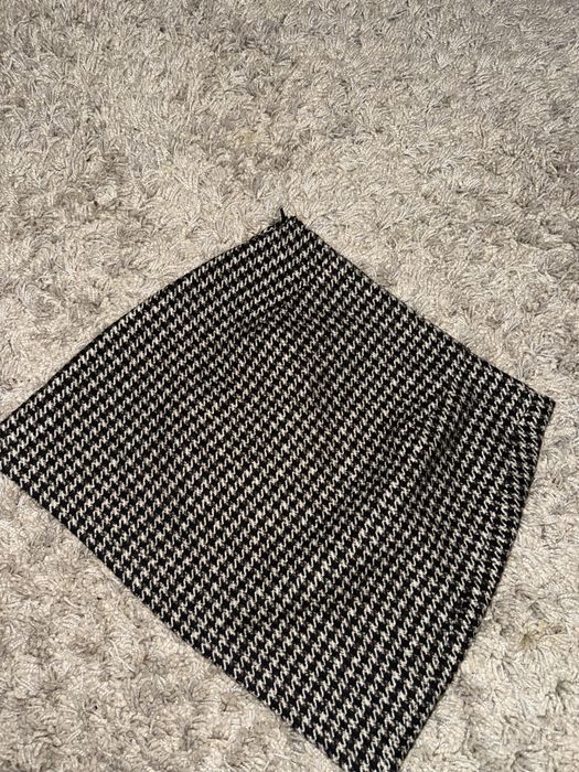 Нова жіноча спідниця міні h&m у принті «гусяча лапка», розмір S/36