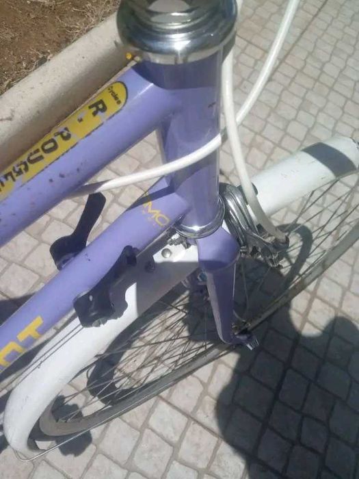 Bicicleta Peugeot Cassis vintage mixte roxa roda 28 700 chromoly
Tam50