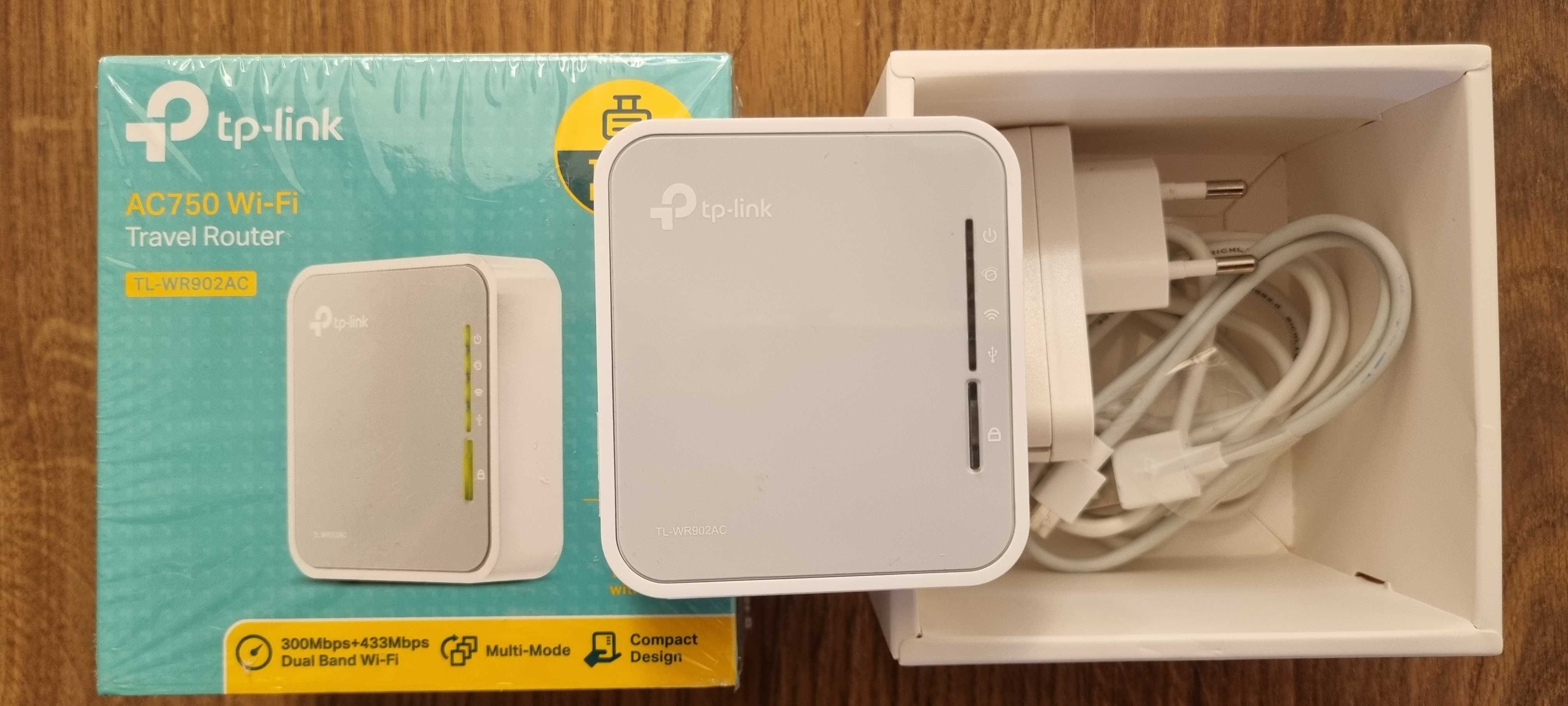 TP-LINK TL-WR902AC nanorouter podróżny mini AC750