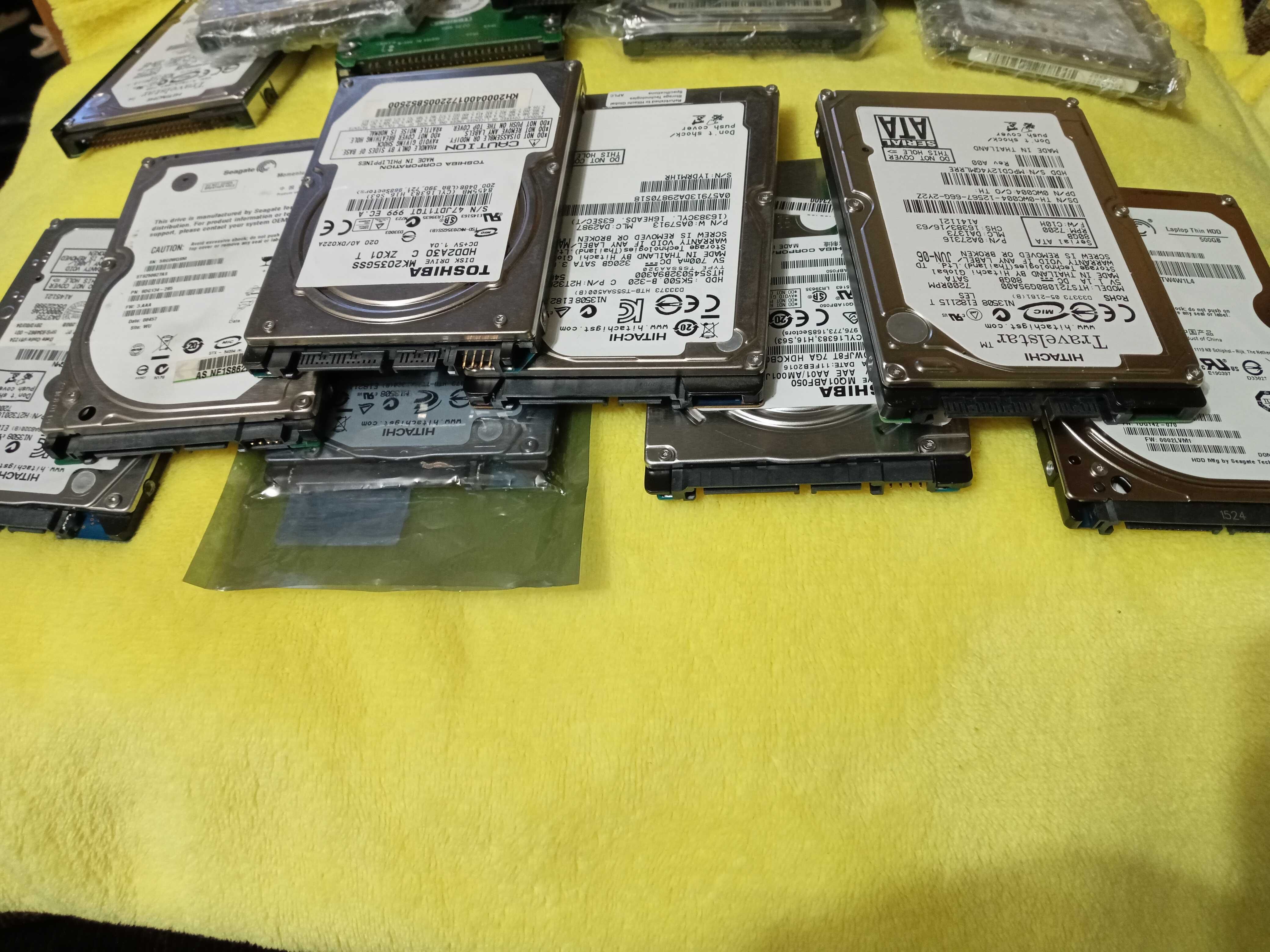 Жесткий диск для ноутбука HDD 2,5" SATA и IDE от 40 до 500 ГБ