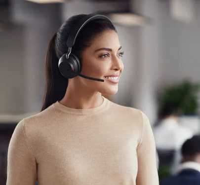 Headset Jabra Evolve 2 65 Bluetooth - novos