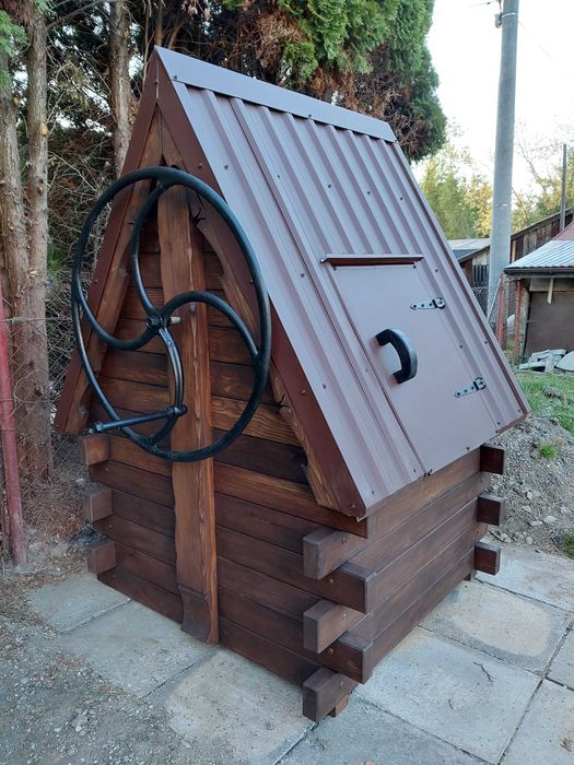 Studnia do ogrodu SD02 ! drewniana Osłona na studnię!