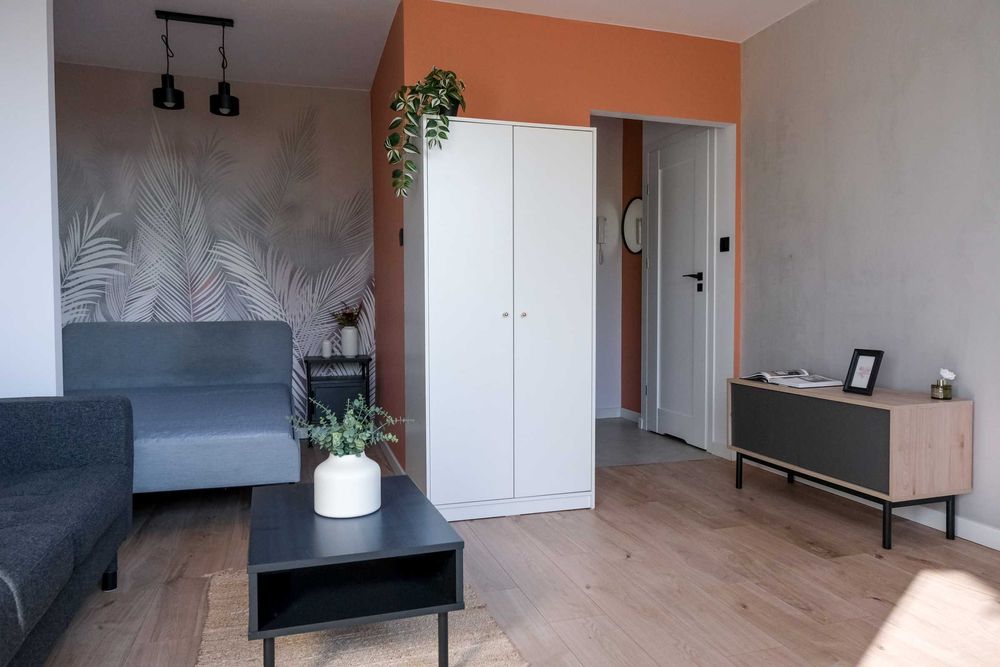 Wynajmę mieszkanie | Warszawa, ul. Ogińskiego | 1 pokój, 4 piętro