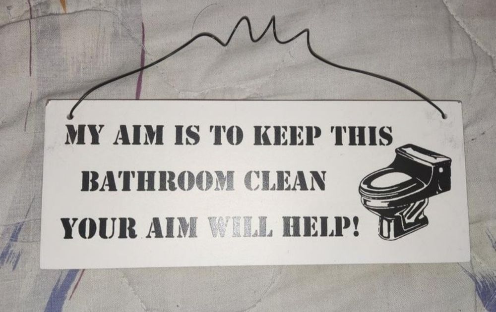 Табличка для оформления кафе, различных заведений, туалет, ванная