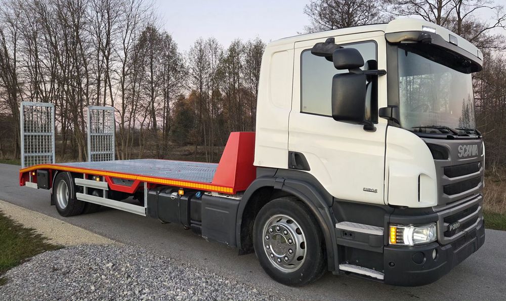 Scania P 280 euro 6 laweta pomoc dogowa najazd 4x2  250 320 drogowa 360