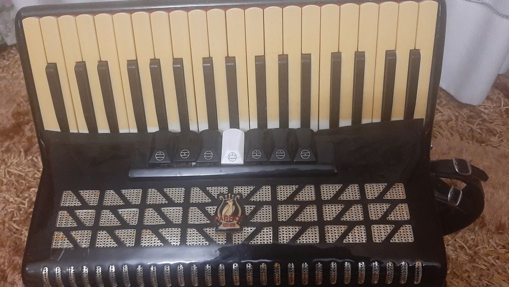 Acordeon com teclas em bom estado