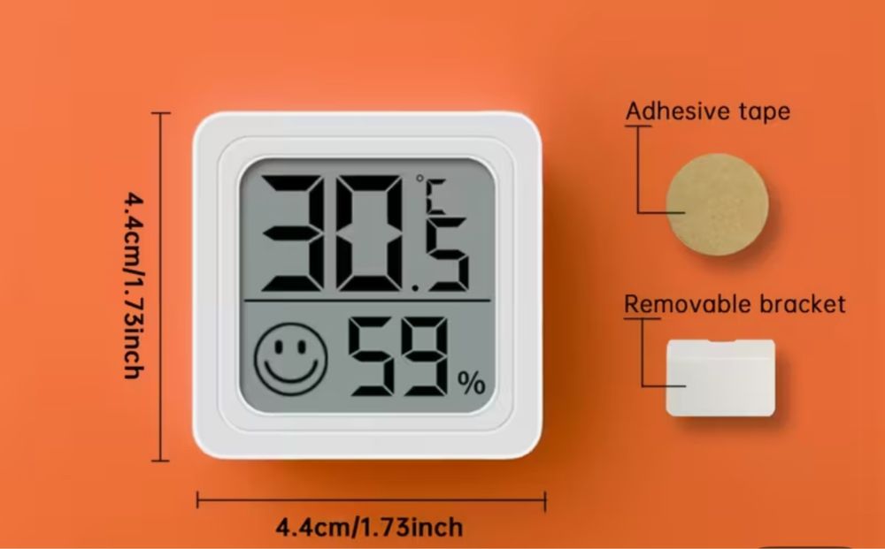 Termómetro e Higrómetro digital (Termohigrómetro)