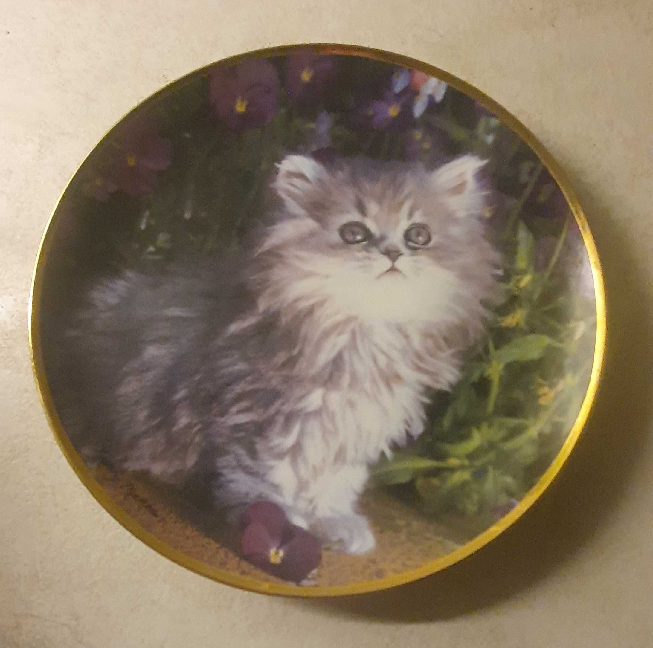 Talerz porcelanowy Purrfection Cat